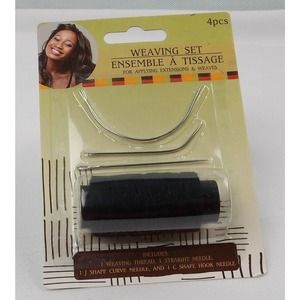 "NEW" Hair Weaving 4 pcs Ensemble Tools Set